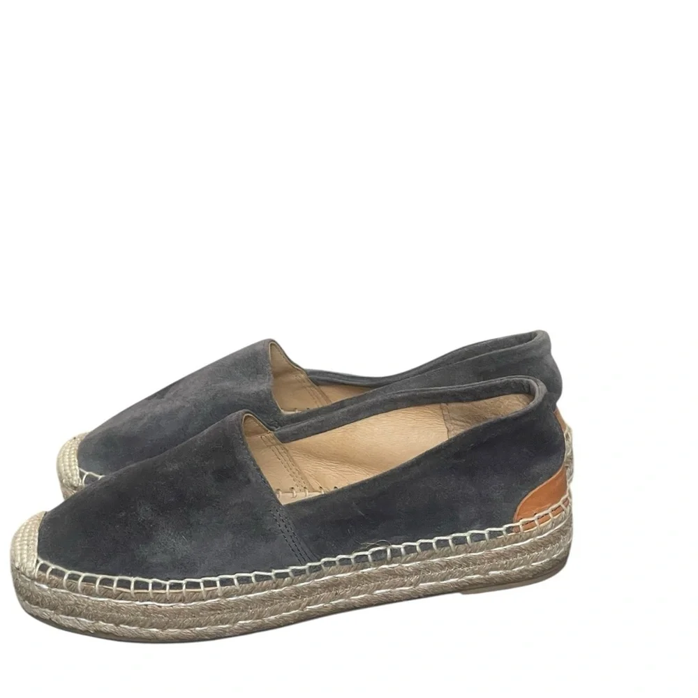 Patricia Green Abigail Slip On grey  Espadrilles size 6